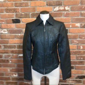 Bikers Dream Apparel Black Leather Jacket Medium